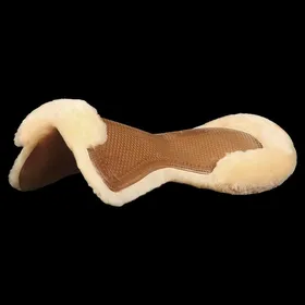 Meilleurs prix pour Acavallo pad gel avec peau d'agneau - naturel