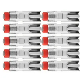 Comparer les prix de Lot de 10 abreuvoirs à tétine automatiques en acier inoxydable pour porcs, réglables et anti-fuites, pour bovins et chevaux. gray