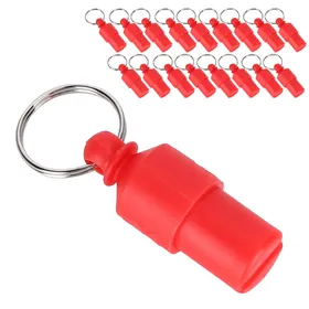 Comparer les prix de 20pcs Anti-Perte Animal de Compagnie Chien Chat ID Nom Adresse Étiquette Tube de Rangement Pendentif Collier(rouge ) red