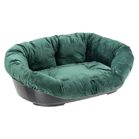 Meilleurs prix pour Ferplast Siesta Deluxe avec housse Sofà vert velours pour chien et chat deactivated according to logistic team - taille 8 : L 85 x l 62 x H 28,5 cm