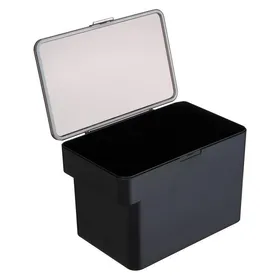 Comparer les prix de Yamazaki - Boite à croquettes en plastique avec verre doseur Pet noir
