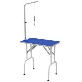 Meilleurs prix pour PawHut Table de Toilettage pour Animaux en Métal Bleu