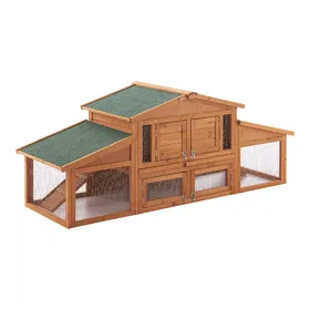 Meilleurs prix pour Clapier Schmitten à deux niveaux 72 x 180 x 62 cm sapin naturel