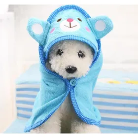 Meilleurs prix pour Serviette de bain douce et sèche pour chien et chat, peignoir super absorbant pour chiot, fournitures de nettoyage nécessaires S rose
