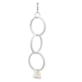 Comparer les prix de Corde Coton 3 Anneaux Naturelle 72/24 Cm M