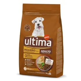 Comparer les prix de Ultima Mini Adult poulet pour chien - 3 kg
