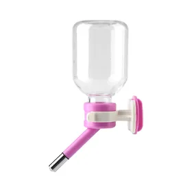 Comparer les prix de Bouteille à Boire Suspendue pour Chien de Compagnie Tête Fontaine Distributeur d'Eau Portable pour Chat(S 150ml Rose)