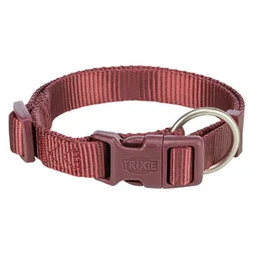 Comparer les prix de Trixie Collier Hond Premium Sangria Rood - 15-25X1 Cm (Chien), Collier + laisse