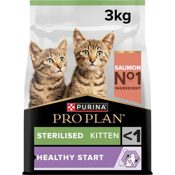 Sterilised Kitten PURINA PRO PLAN, saumon - Croquettes pour chat – photo 3