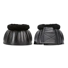 Meilleurs prix pour HKM Cloches en caoutchouc Economic Plus 1 paire - Taille L - Noir