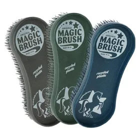 Meilleurs prix pour Brosse pour cheval Covalliero Magic Brush Corn Flowers (x3)
