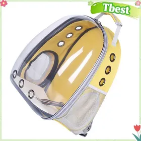 Comparer les prix de Tbest Porte-sac à dos pour chat Sac à dos de transport pour chat fenêtre transparente respirant animalerie caisse Jaune