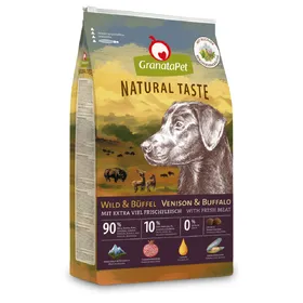Meilleurs prix pour Lot GranataPet Natural Taste 2 x 12 kg pour chien - gibier, buffle (2 x 12 kg)