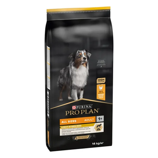 PURINA PRO PLAN All sizes Adult Light/Sterilised, poulet - Croquettes pour chien – photo 2