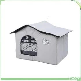 Comparer les prix de Abri rafraîchissant pour chat, Niche ventilée pour animaux domestiques, Abri climatisé pour chien (M)