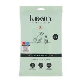 Meilleurs prix pour 3 paires (6 pièces) de gants de nettoyage kooa pour chiens & chats
