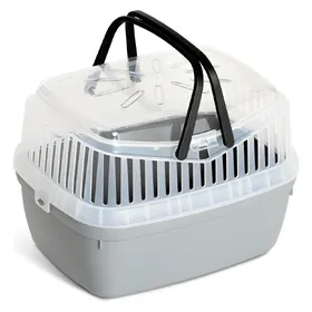 Comparer les prix de Panama Pet Transport pour rongeurs et lapins, gris, 30x23x21cm, Transport d'animaux