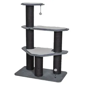 Meilleurs prix pour EBI Cat Tree Meru Noir Sisal (129cm, Gris fonc), Arbre  chat