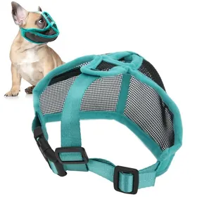 Meilleurs prix pour Muselière pour chien à museau court - ZERODIS - Mesh réglable respirant Anti-morsure - LV688