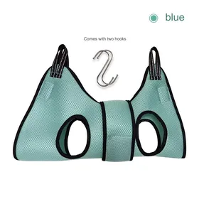Comparer les prix de Hamac de toilettage pour chien et chat, sac de bain fixe pour la coupe des ongles, anti-rayures, sac de retenue pour coupe de chat, beauté pour chat, fournitures suspendues pour animaux de compagnie M du lac bleu