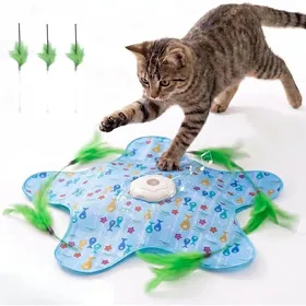 Comparer les prix de Jouet interactif rechargeable pour chat - DeliaC - Sons doiseaux réalistes - Mouvements irréguliers