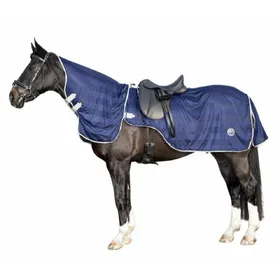 Comparer les prix de Couvre-reins anti-mouches HKM avec couvre-cou amovible - Taille 165 - Bleu