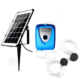 Meilleurs prix pour INN Pompe à oxygène solaire 12 L/min 3.5W oxygénateur solaire pour aquarium aérateur doxygène pompe aérateur de bassin pompe à