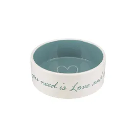 Comparer les prix de TRIXIE Ecuelle ceramique Pets Home - 0,8 L - O 16 cm - Creme et bleu clair - Pour chien