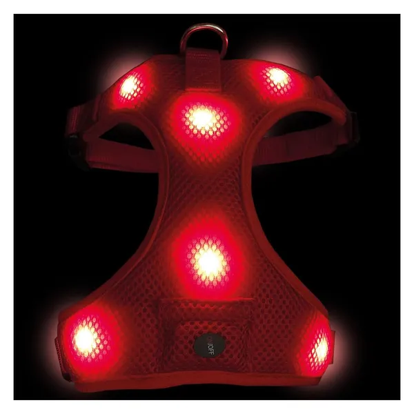 Nobbys 80750?01 Flash en Maille Harnais de sécurité LED Rouge Petite – photo 2