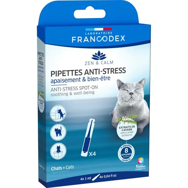 FRANCODEX Pipette Anti Stress Chat et chaton – photo 2