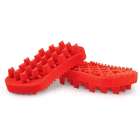 Meilleurs prix pour Pet+Me Brosse pour Poil Long pour Chien Rouge