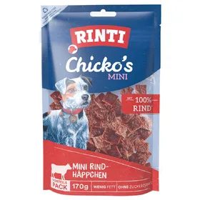Comparer les prix de RINTI Extra Chicko Mini bœuf, - Friandises pour chien