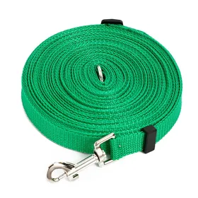 Meilleurs prix pour Laisse longue pour chien, réglable et portable, 10 m, idéale pour le dressage de grands chiens, la randonnée, le camping et l'entraînement. vert