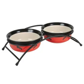 Comparer les prix de Set écuelles en céramique Eat-on-Feet avec support - 2x300ml/ø12cm