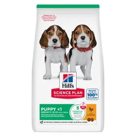 Comparer les prix de Hill's Science Plan Medium nourriture pour chiots, avec DHA issu d’huile de poisson Poulet 2,5 kg