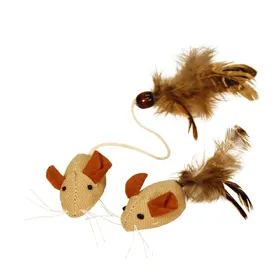 Meilleurs prix pour Souris à ressorts lin Kerbl Nature