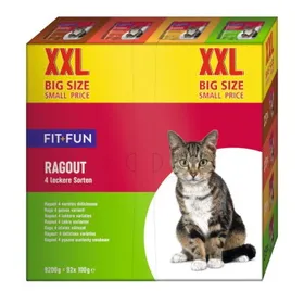 Meilleurs prix pour FIT+FUN Ragout Multipack 92x100g