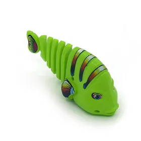 Meilleurs prix pour Jouet pour Chat Animal de Compagnie Ressort Oscillant Poisson Poils de Poisson Taquiner Chat Animal de Compagnie Jouet en Plastique Jouets pour Chat Animal de Compagnie Produits Interactifs pour Animaux de Compagnie Pour Chats (green,13.8cm) vert