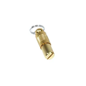 Meilleurs prix pour Tube adresse métal doré pour chien