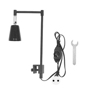 Comparer les prix de Support de Lampe pour Reptile Réglable Rotation Multi-Angle Pince Support de Lampe Chauffante pour Reptile avec Interrupteur pour black