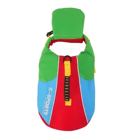 Meilleurs prix pour Maillot de bain coloré splicing pour chien avec fonction de remorquage Gilet de sauvetage portable pour chien petit moyen grand Jeu d'eau sûr en été (Red,XS for 1.5-2.5kg)