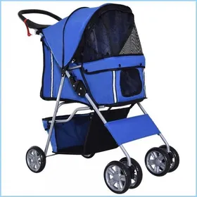 Meilleurs prix pour Chariot pour chien - Sunjet - Jogger pliable léger attache - Bleu