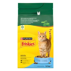 Comparer les prix de Croquettes Pour Chat Adulte Au Saumon Et Aux Légumes Purina - Le Sachet De 1,5kg
