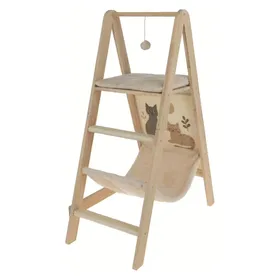 Meilleurs prix pour Kerbl Tour d'escalade beige 104 x 75 x 39,5 cm (104 cm, Beige), Arbre à chat