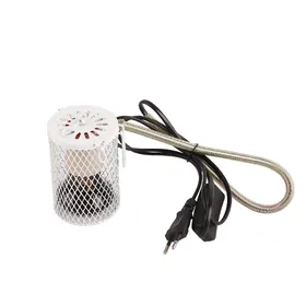 Comparer les prix de E27 Abat-jour Anti-Ébouillantage pour Reptiles et Ensemble Ampoule Chauffante Lampe Chauffante pour Reptiles avec Protection pour Tortues