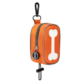 Meilleurs prix pour Porte-sacs à déjections canines Tissu Oxford Clip en métal Durable Portable Distributeur de sacs à déjections canines pour l'extérieur