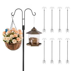 Meilleurs prix pour VEVOR Crochet de Berger pour Mangeoire à Oiseaux, 1950 mm, Poteau pour Mangeoires à Oiseaux, Lot de 8, Épaisseur 19 mm, Support pour Jardin Suspendre Paniers à Plantes, Lanternes, Carillons Éoliens