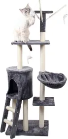 Comparer les prix de Arbre à chat - 138cm - Zolia Joy - station de jeu complète et de couchage 