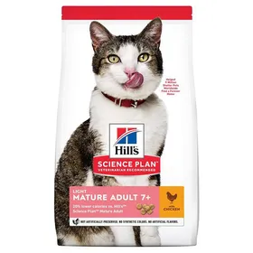 Meilleurs prix pour HILL'S-Hill's Croquettes Chat Mature Light Poulet - 7 kg