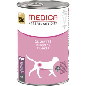 Comparer les prix de SELECT GOLD Medica Diabète Boîtes de Pâtée Chien Adulte Poulet et Bœuf 6x400 g